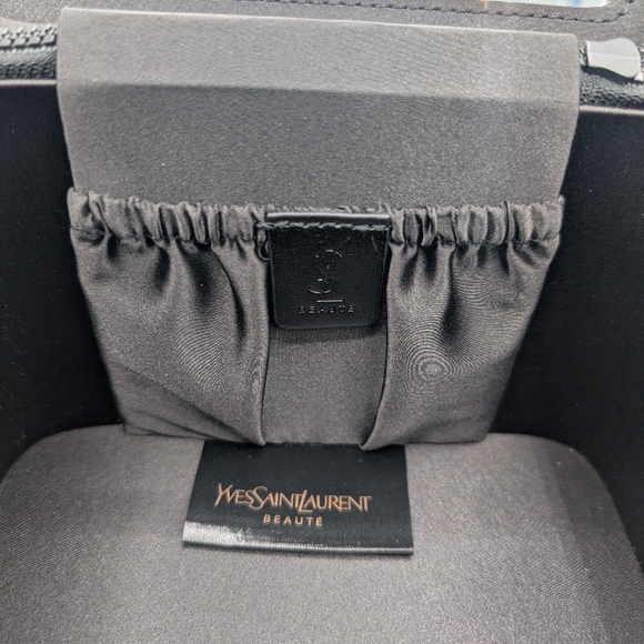 YSL Beauté Vanity Case w/ Styled Charm Chains| Black Crossbody| BNIB - Picture 10 of 15
